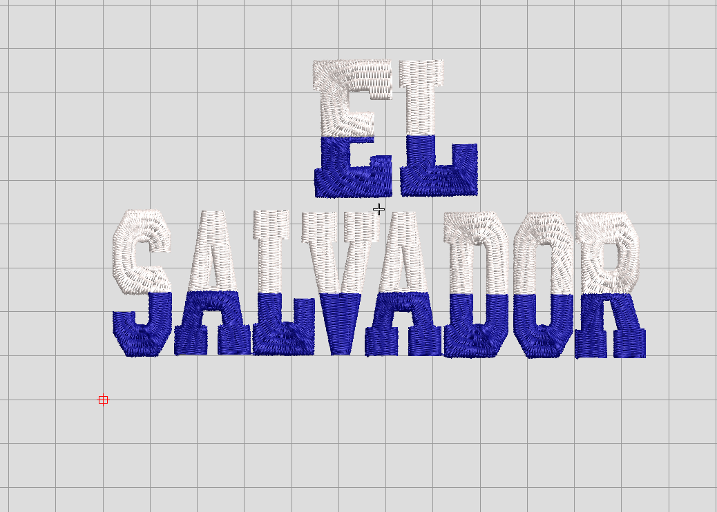 EL SALVADOR EMBROIDERY  MACHINE DESIGN
